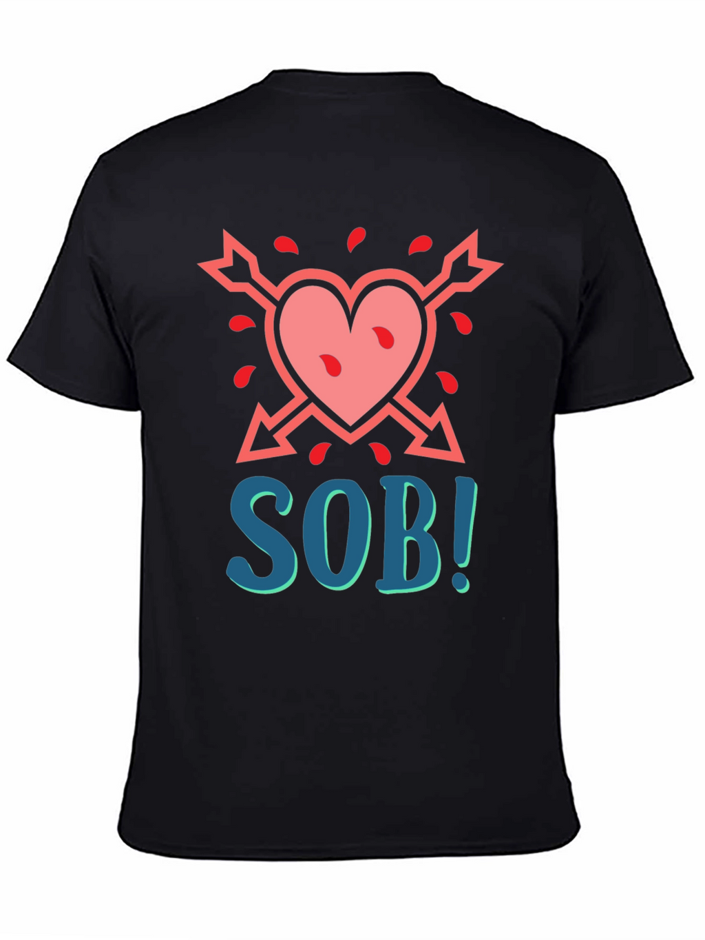 SOB Heart Arrow Graphic T-Shirt