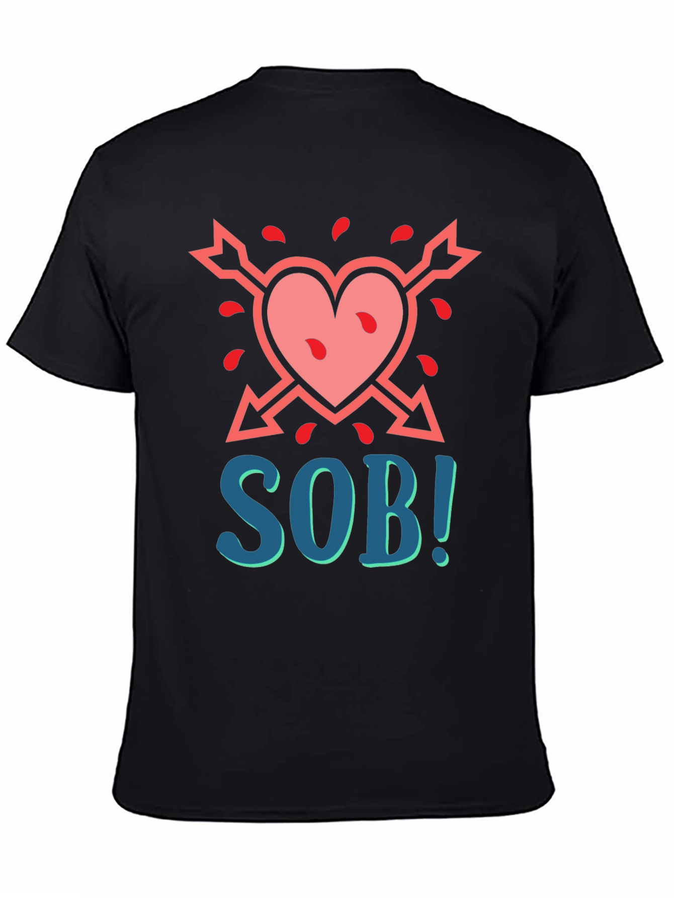 SOB Heart Arrow Graphic T-Shirt