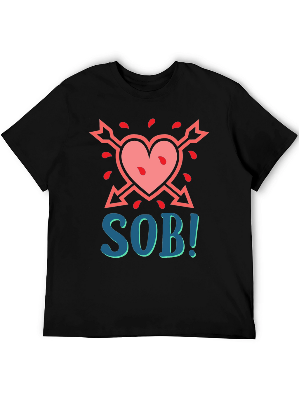 SOB Heart Arrow Graphic T-Shirt