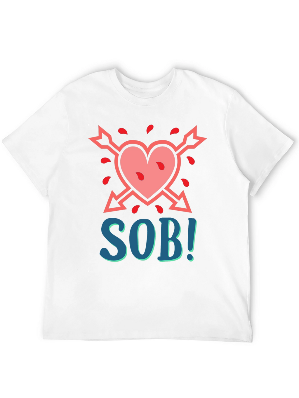 SOB Heart Arrow Graphic T-Shirt