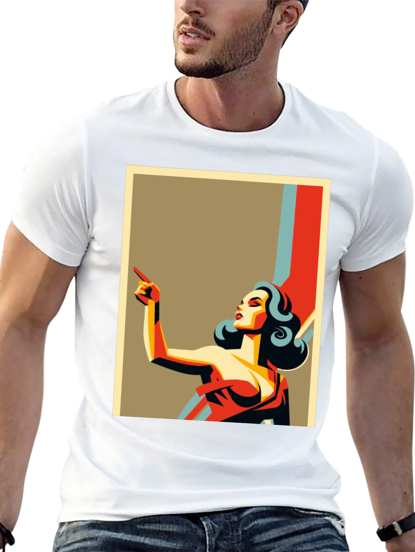 Retro Style Illustration T-Shirt