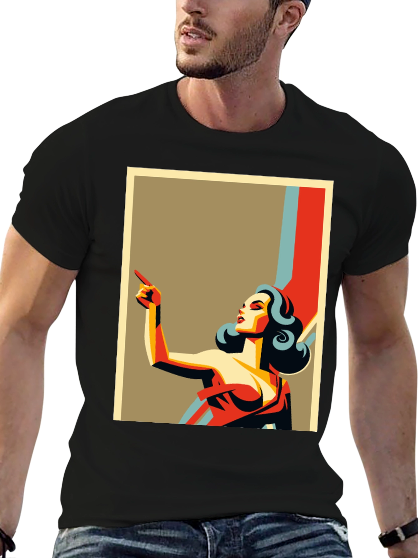Retro Style Illustration T-Shirt