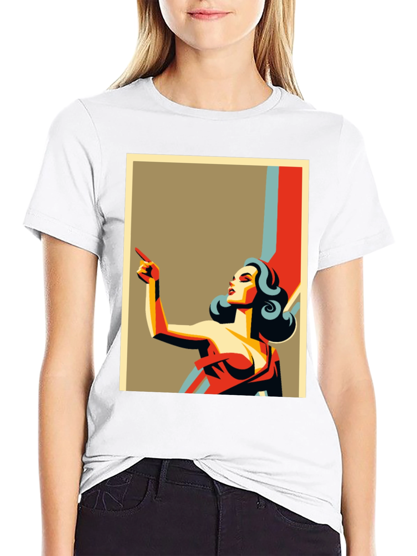 Retro Style Illustration T-Shirt