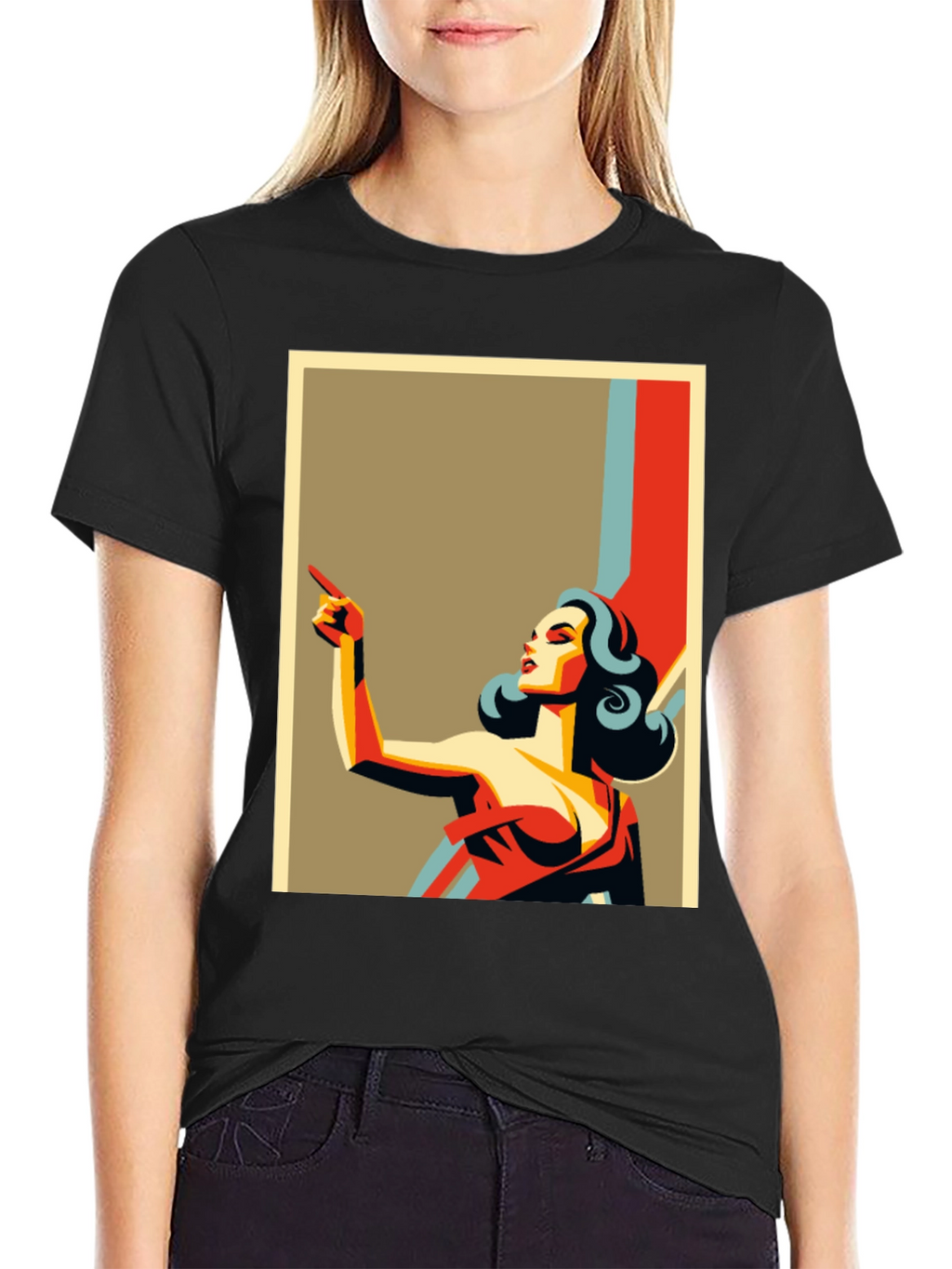 Retro Style Illustration T-Shirt