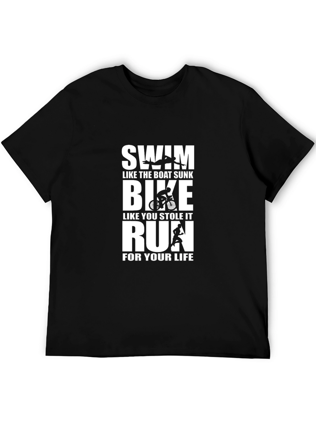 Triathlon T-Shirt: Swim Bike Run