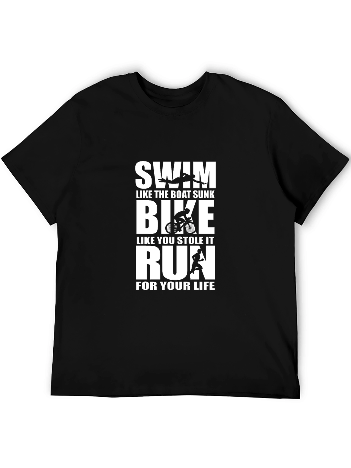 Triathlon T-Shirt: Swim Bike Run