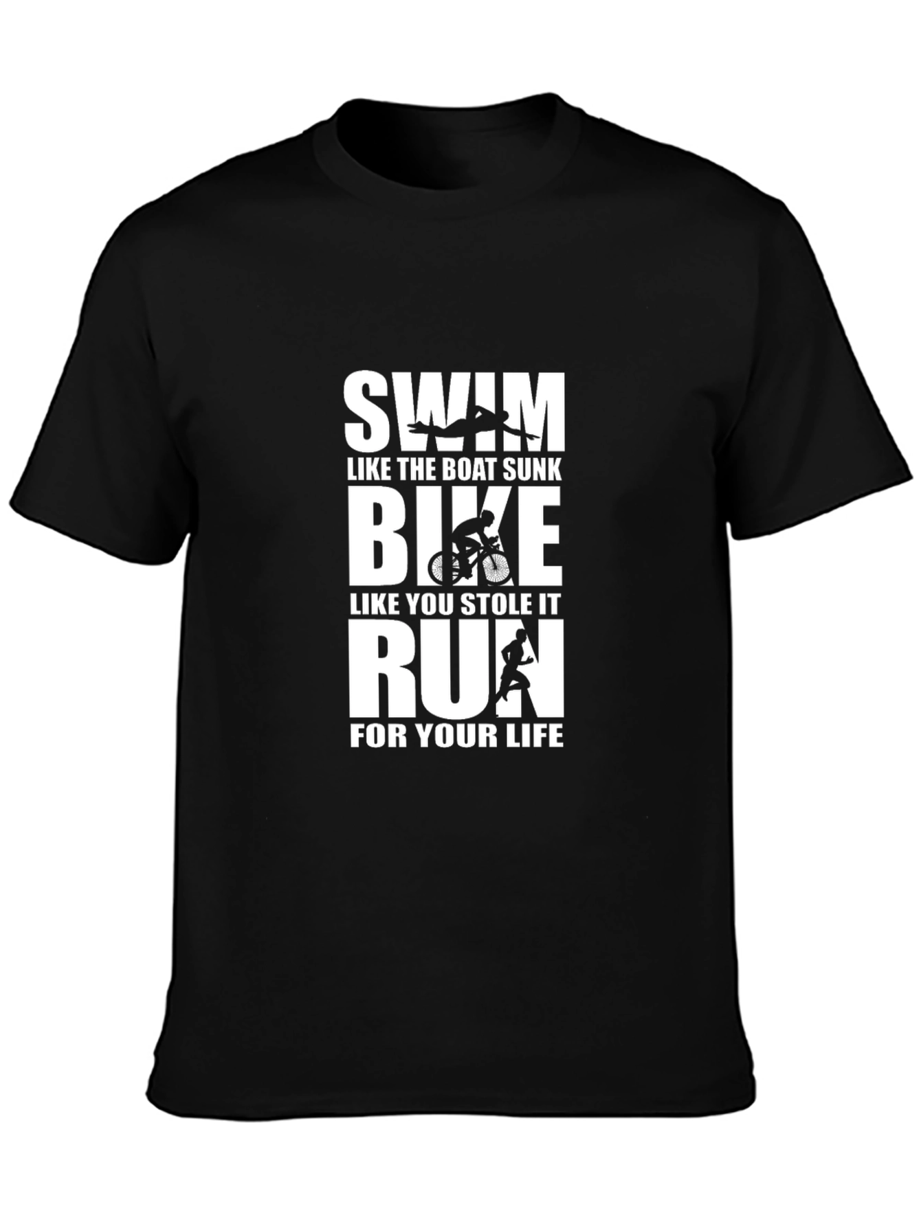 Triathlon T-Shirt: Swim Bike Run