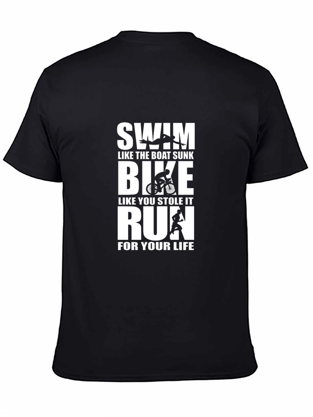 Triathlon T-Shirt: Swim Bike Run