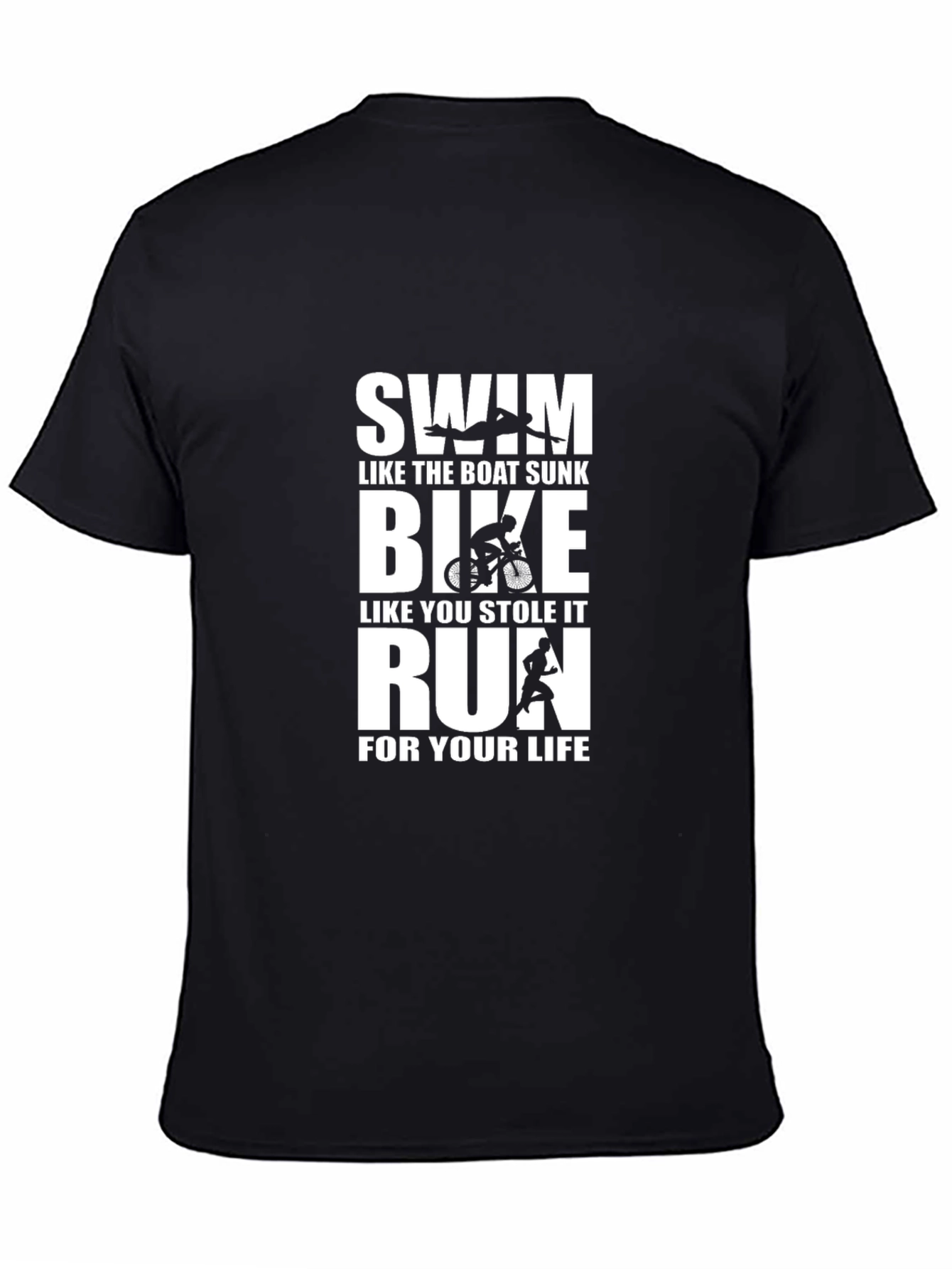 Triathlon T-Shirt: Swim Bike Run
