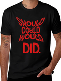 Should Could Would Did Graphic T-Shirt