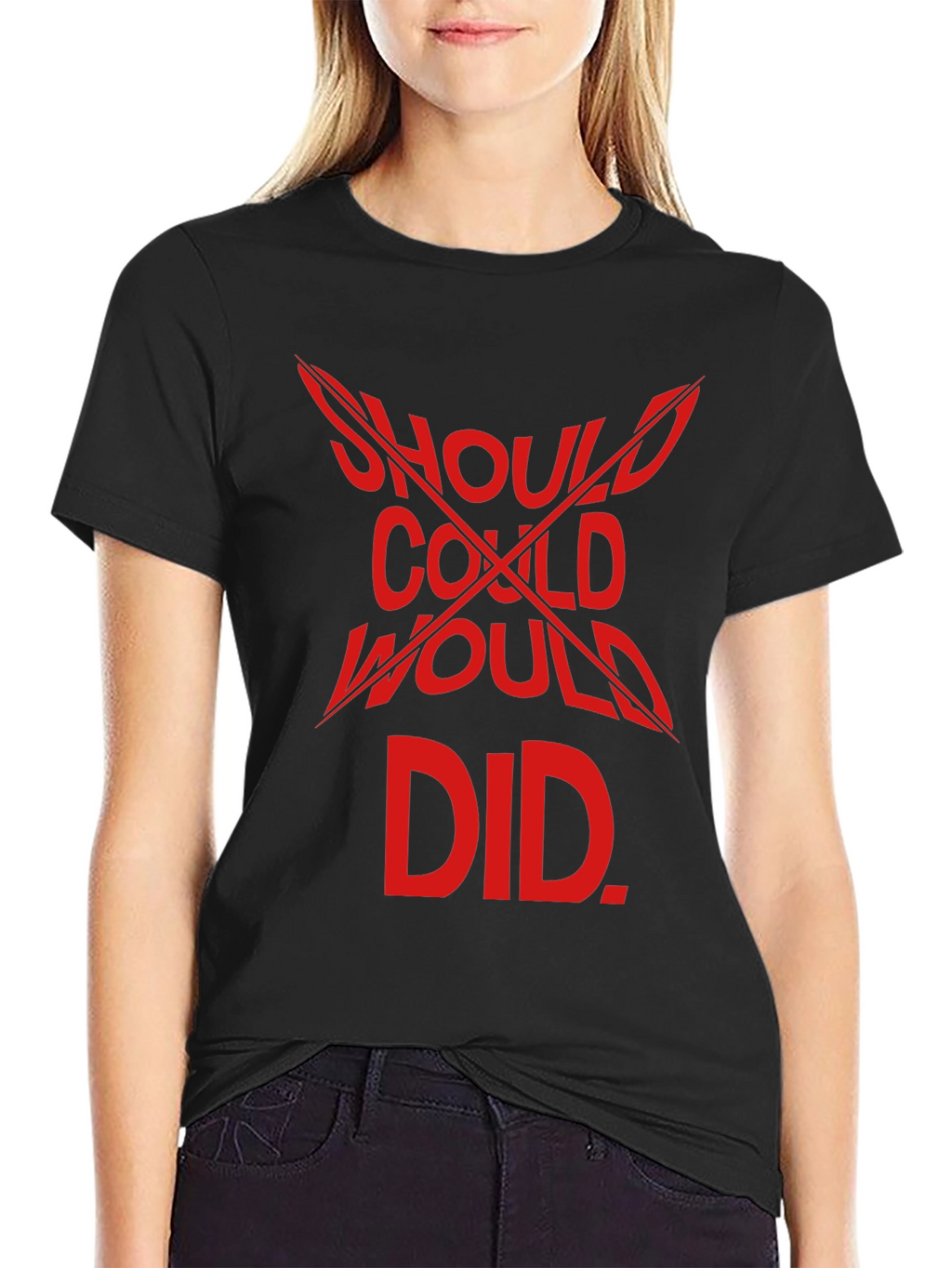 Should Could Would Did Graphic T-Shirt