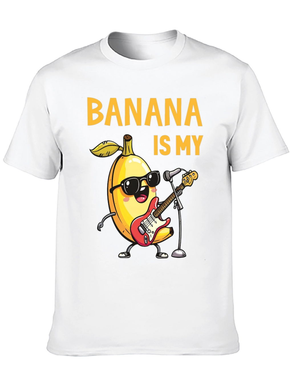 Banana is My Jam Funny Music T-Shirt
