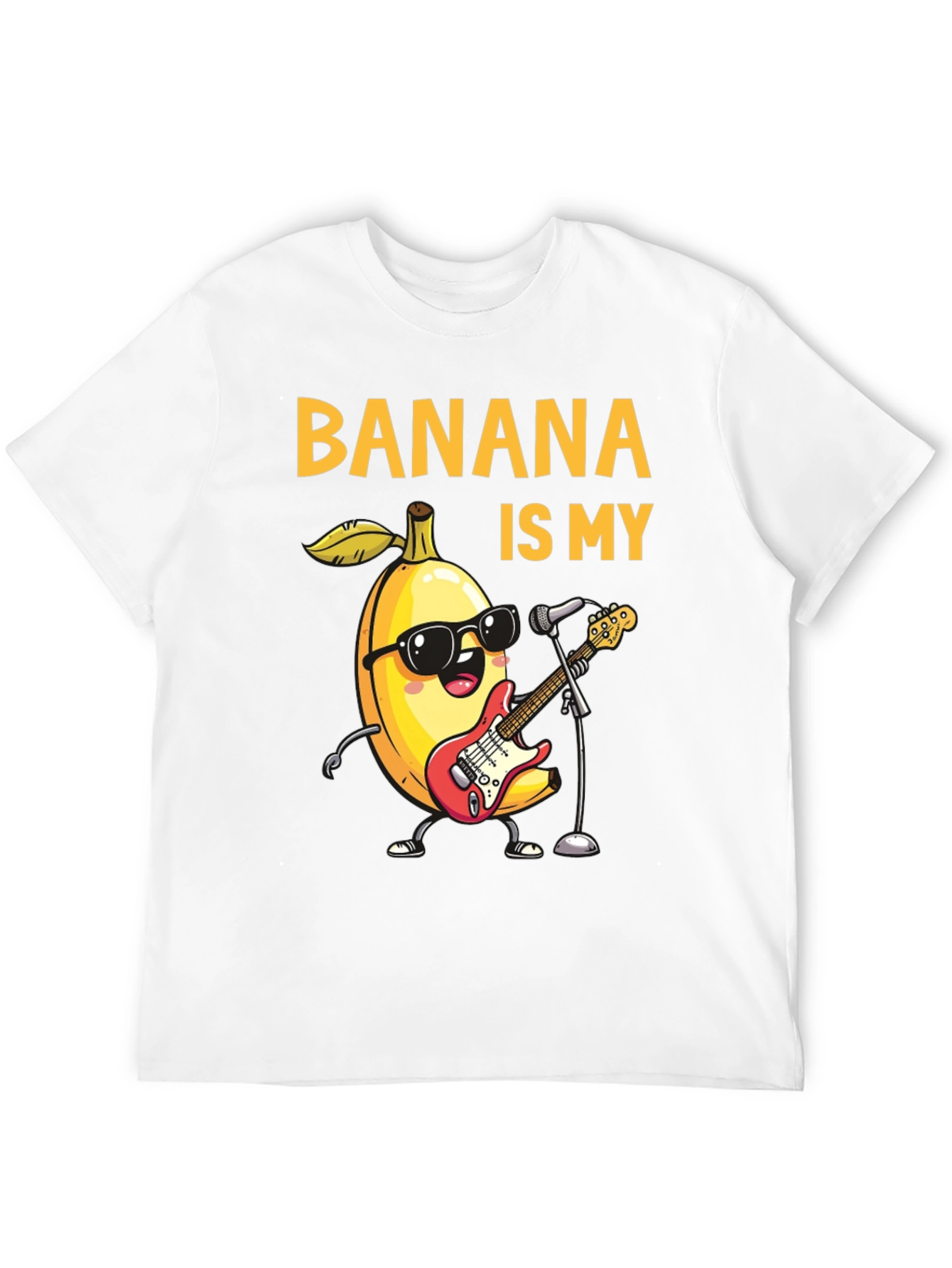 Banana is My Jam Funny Music T-Shirt