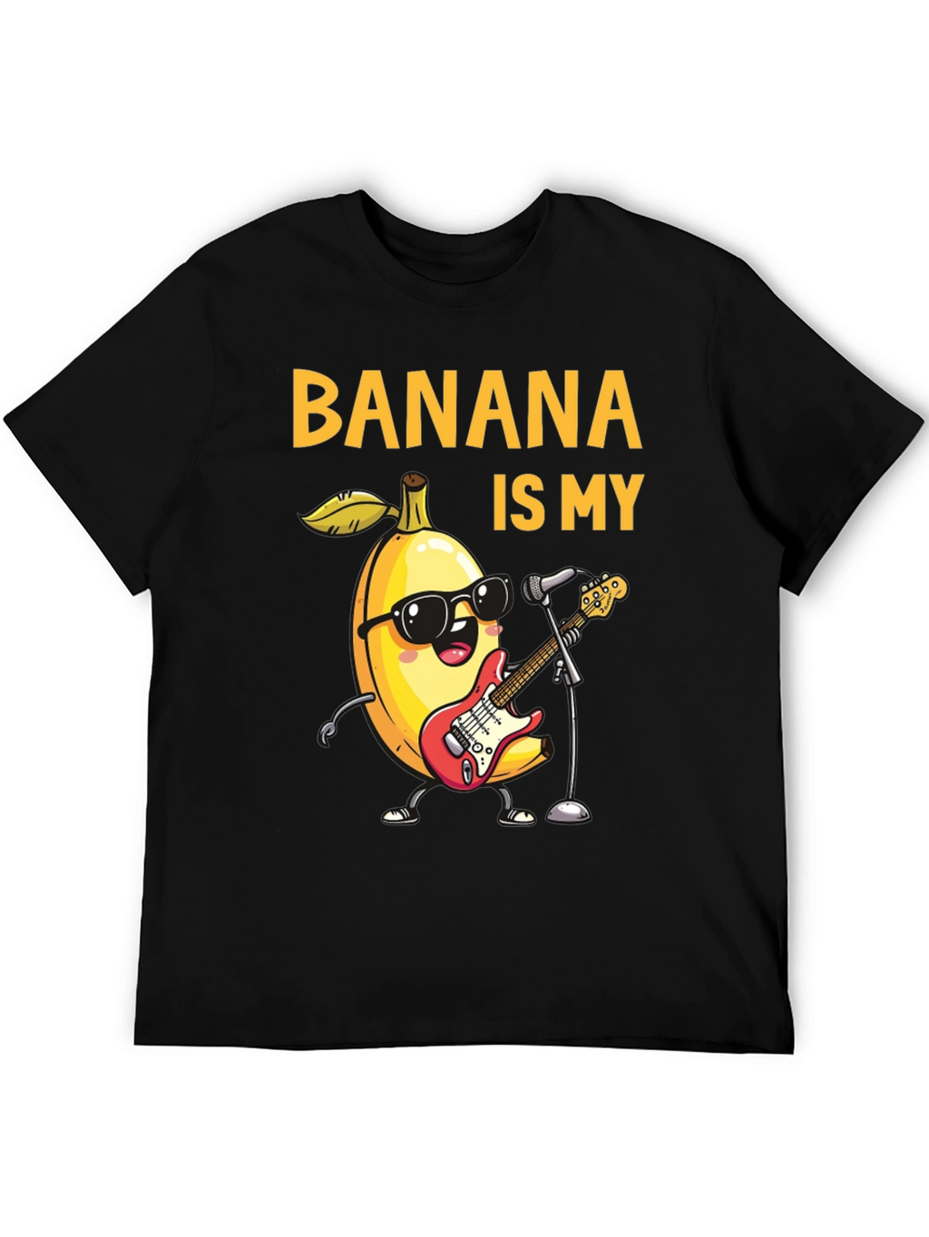 Banana is My Jam Funny Music T-Shirt