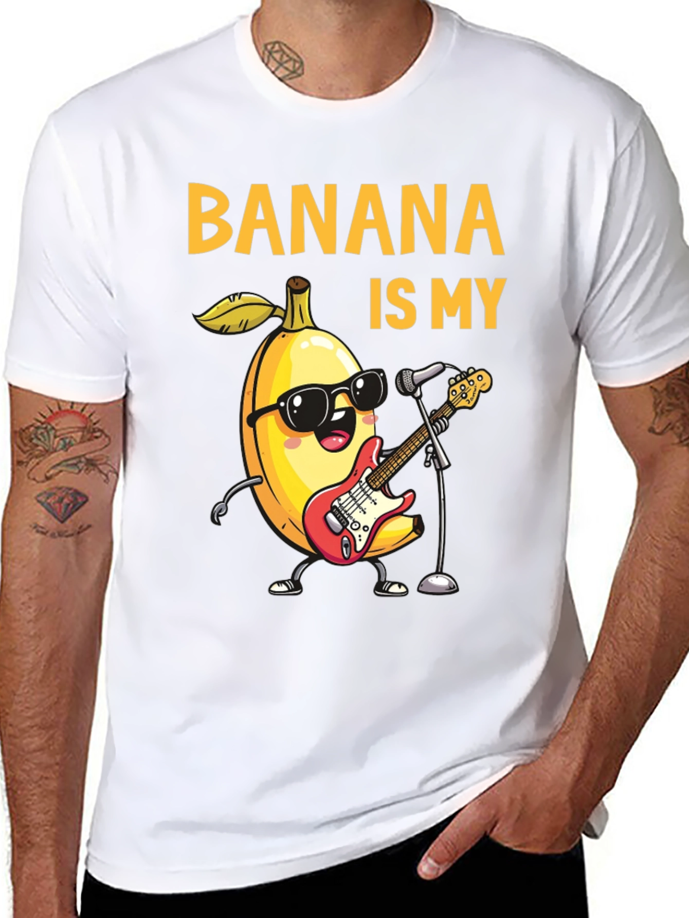 Banana is My Jam Funny Music T-Shirt