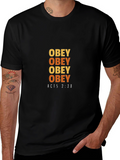 Obey T-Shirt - Acts 2:38 Design