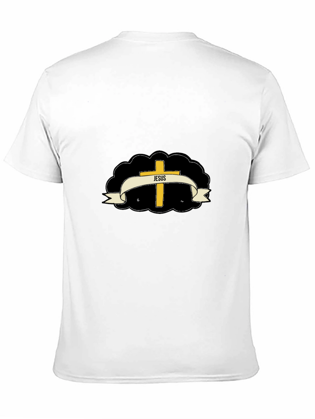 Jesus Cross Graphic T-Shirt - Stylish Religious Apparel