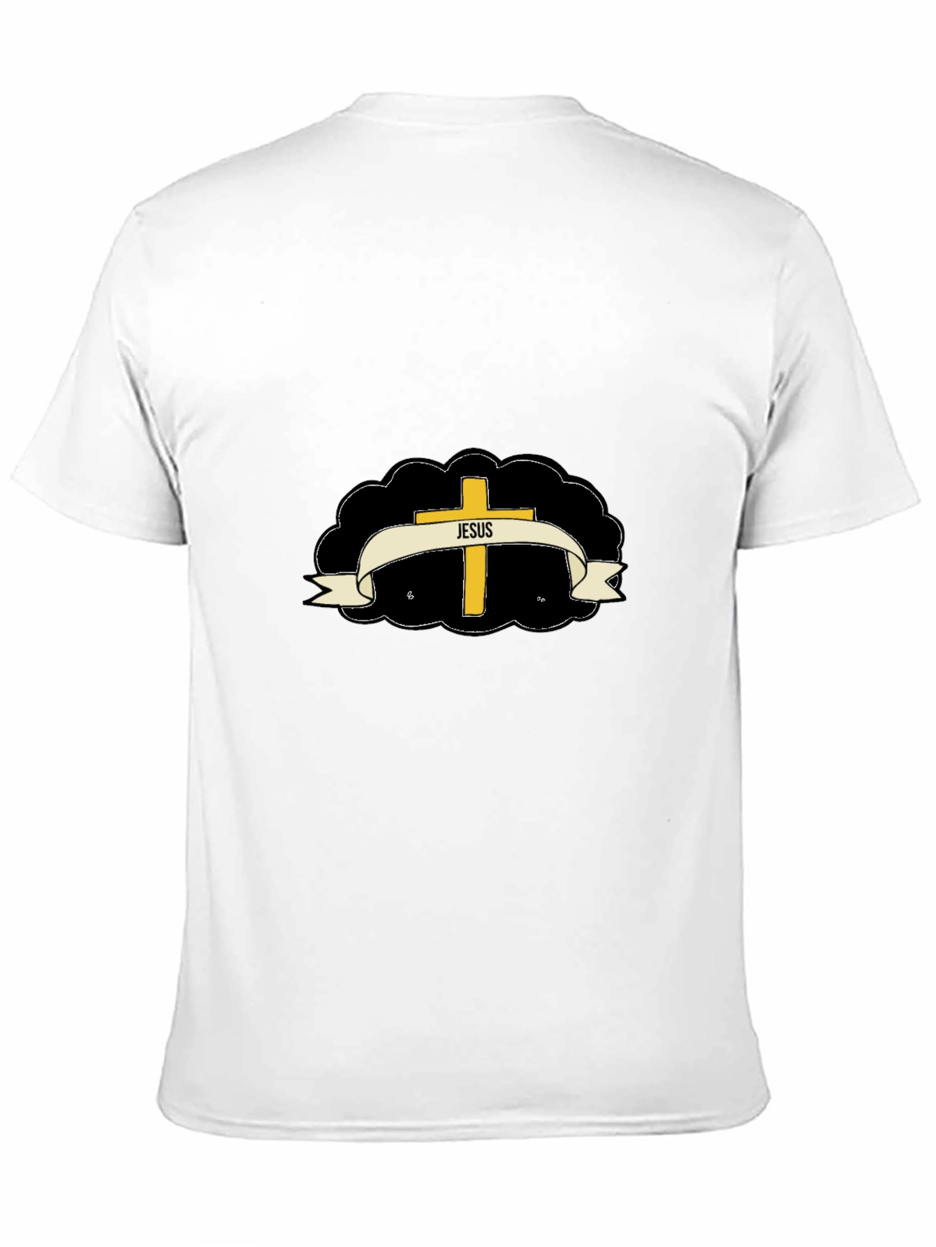 Jesus Cross Graphic T-Shirt - Stylish Religious Apparel