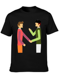 Graphic T-Shirt - Handshake Design