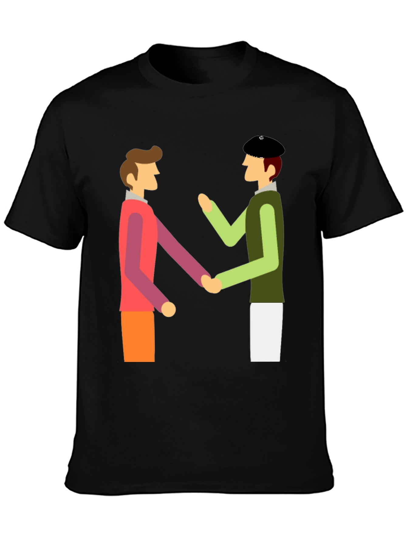 Graphic T-Shirt - Handshake Design