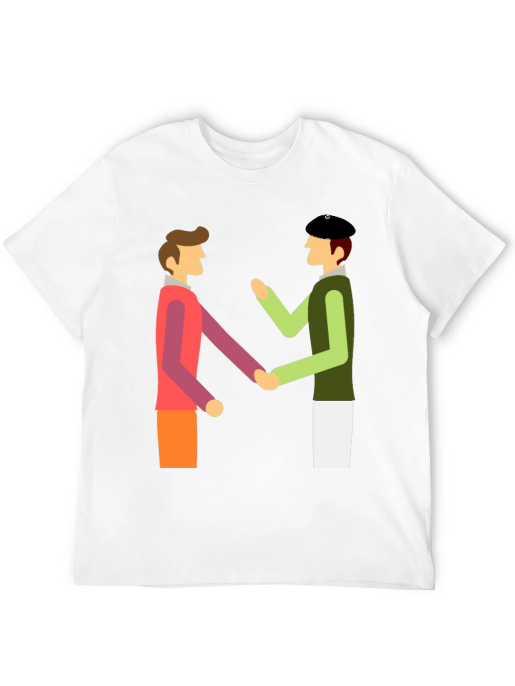 Graphic T-Shirt - Handshake Design