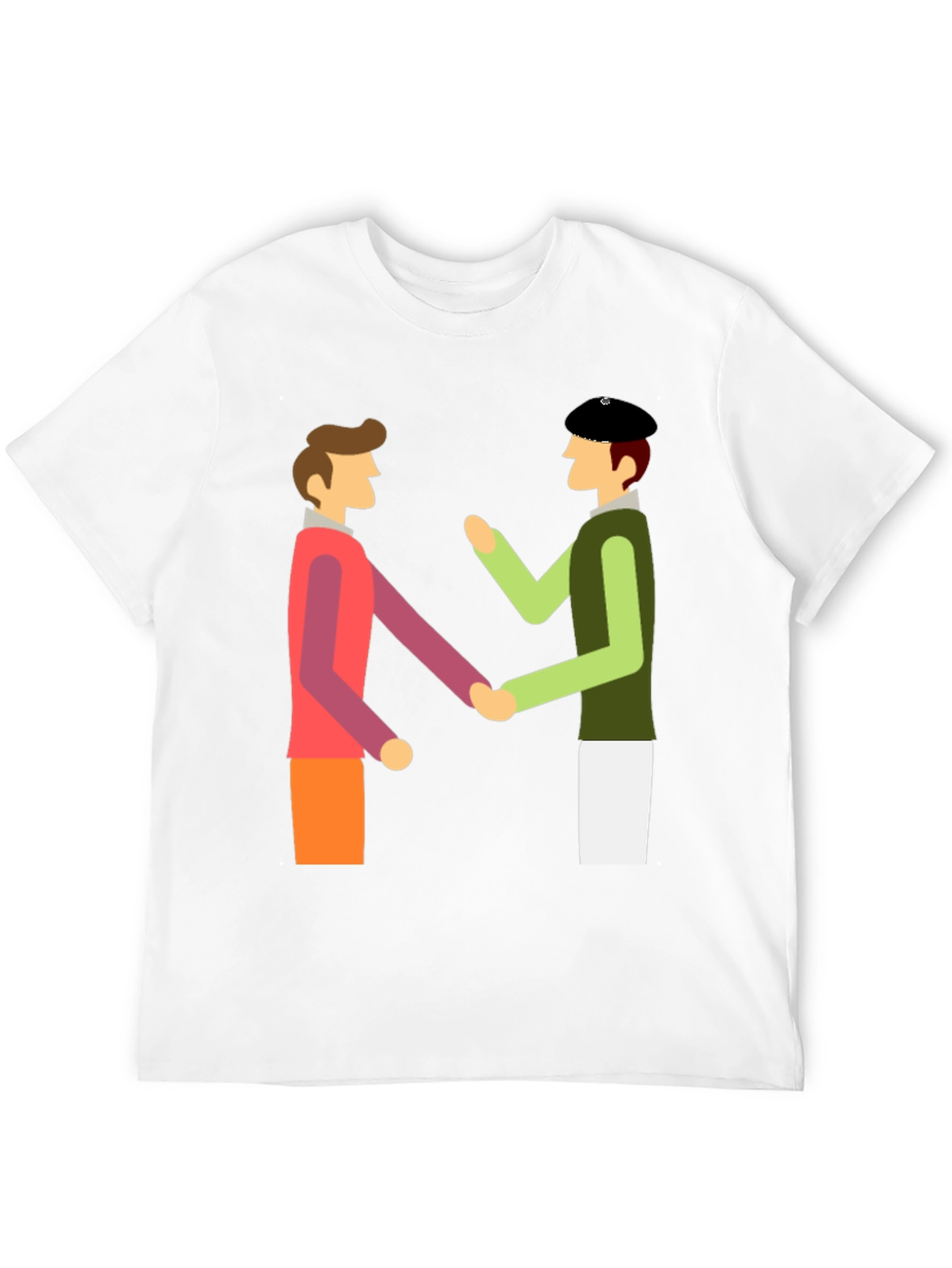 Graphic T-Shirt - Handshake Design