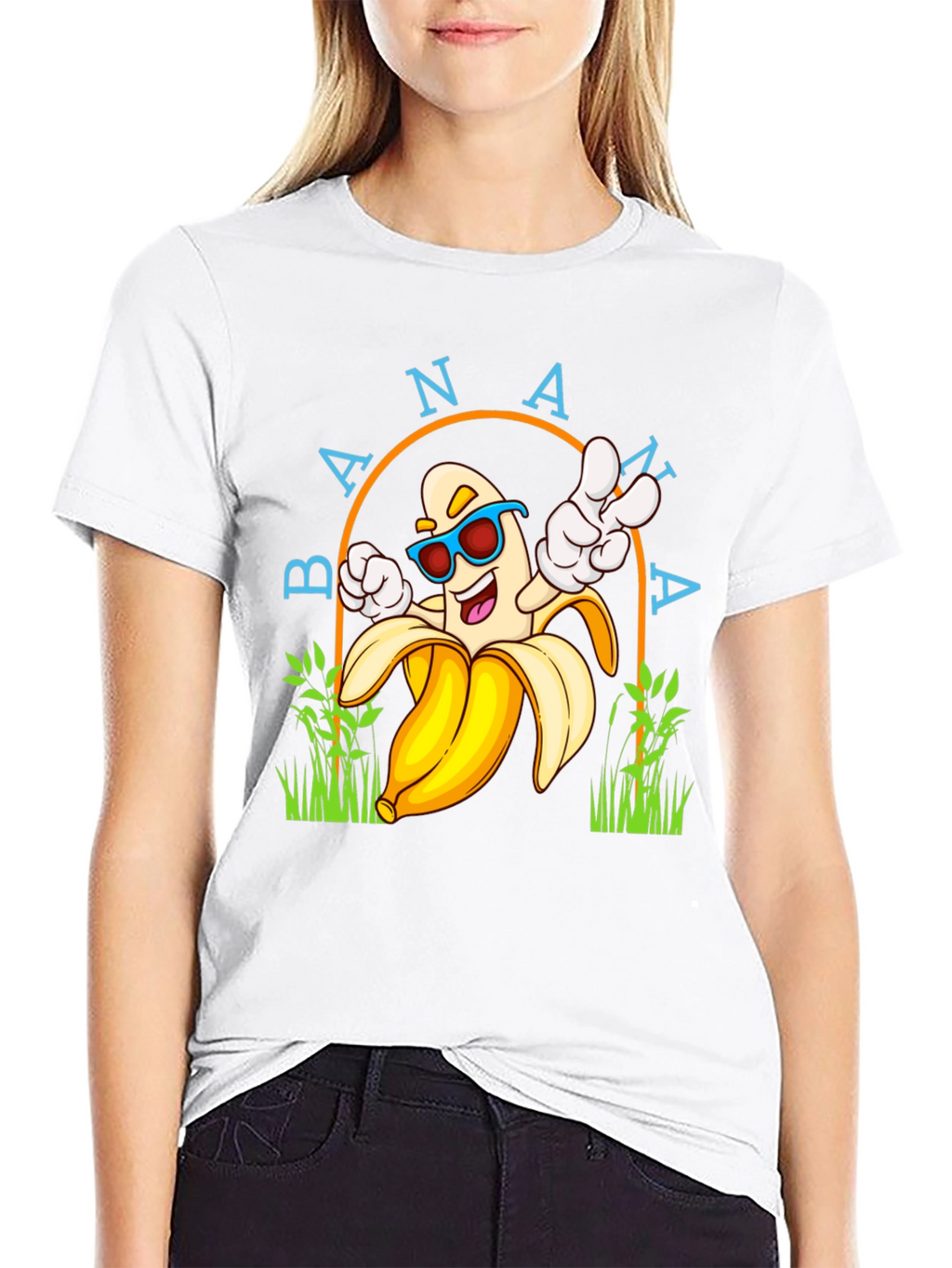 Cool Banana Graphic Tee - Unisex Black T-Shirt