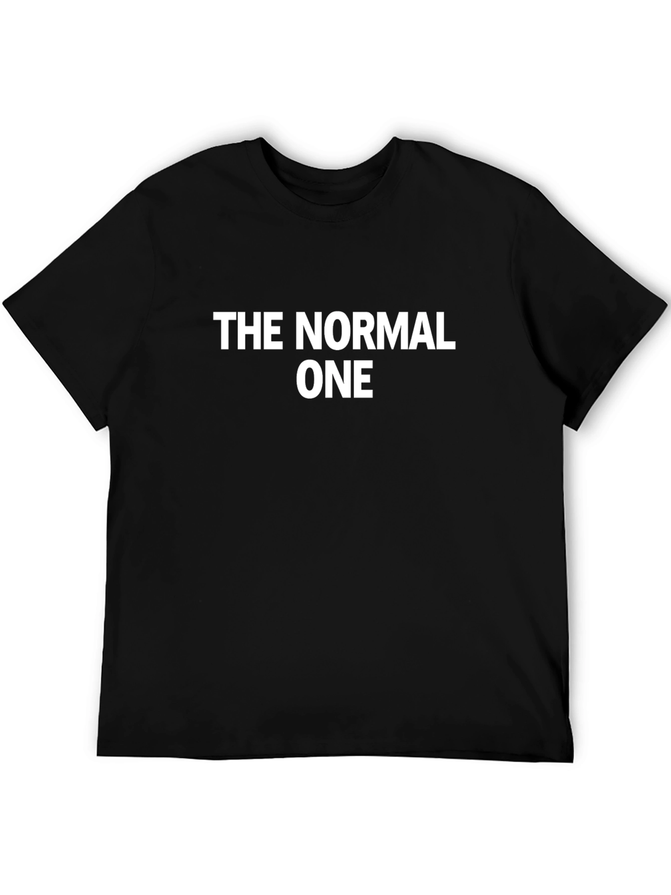 The Normal One - Mens Black Graphic Tee