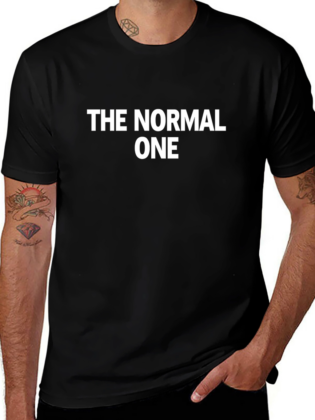 The Normal One - Mens Black Graphic Tee