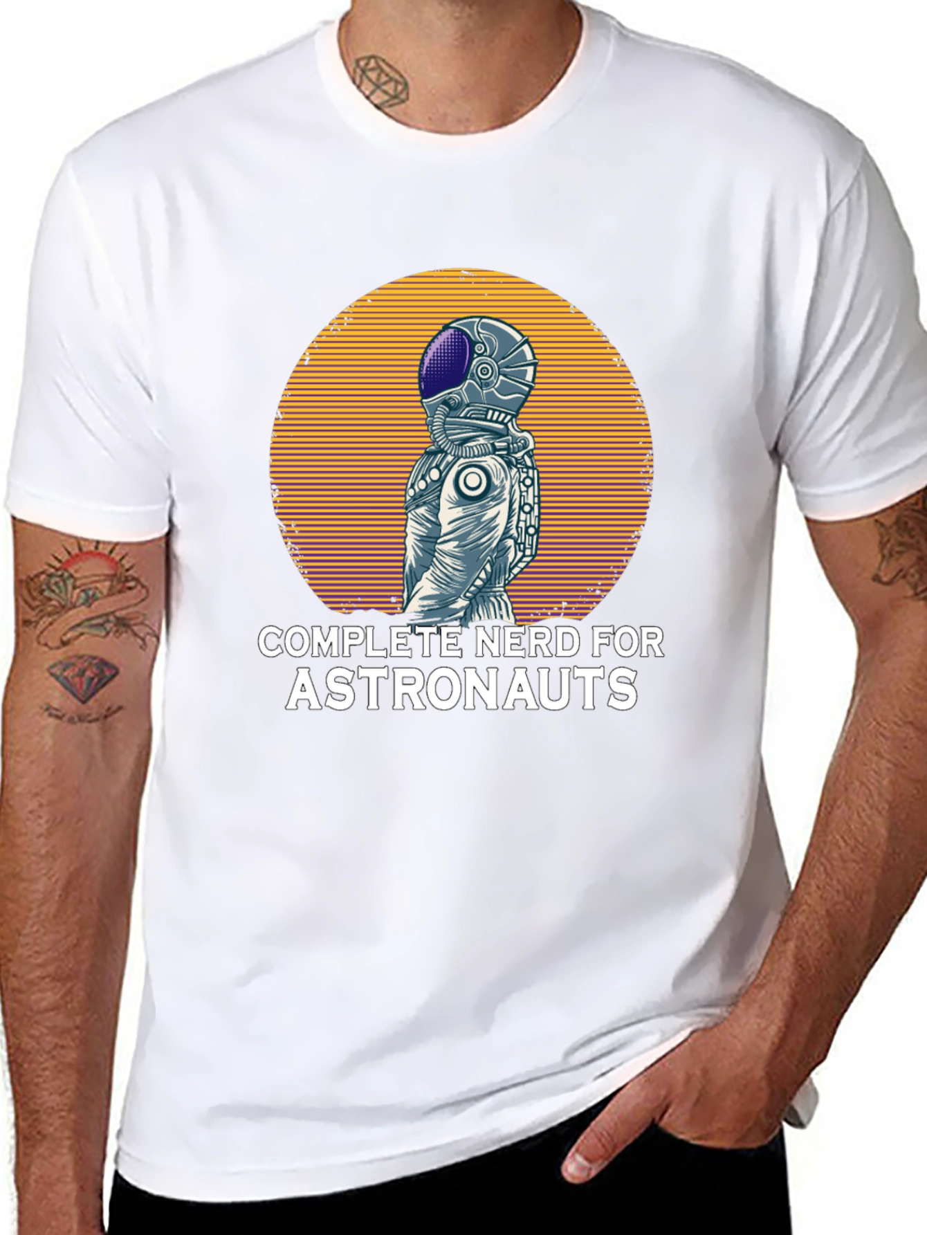 Astronaut Nerd Graphic T-Shirt