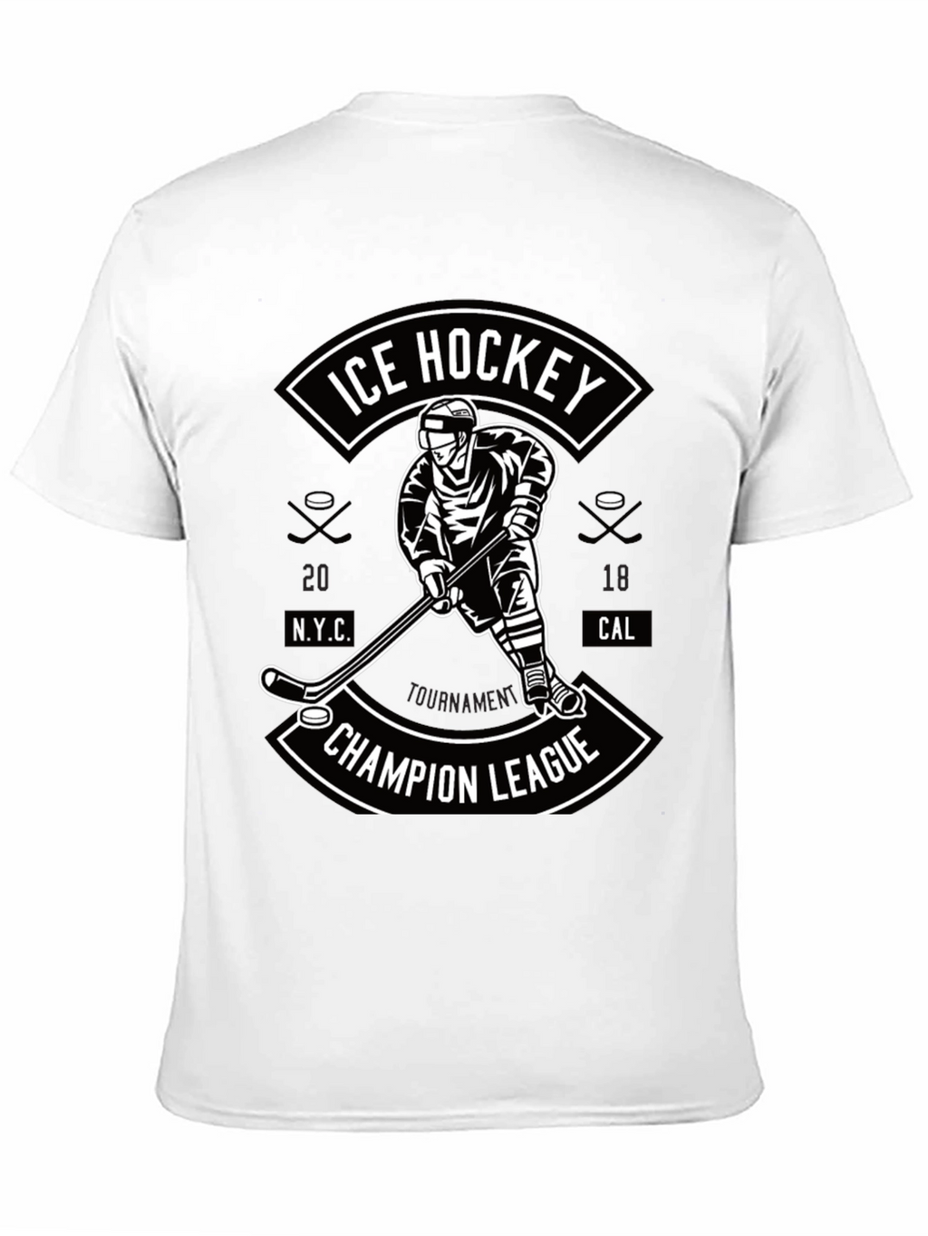 Ice Hockey Champion League Graphic T-Shirt
