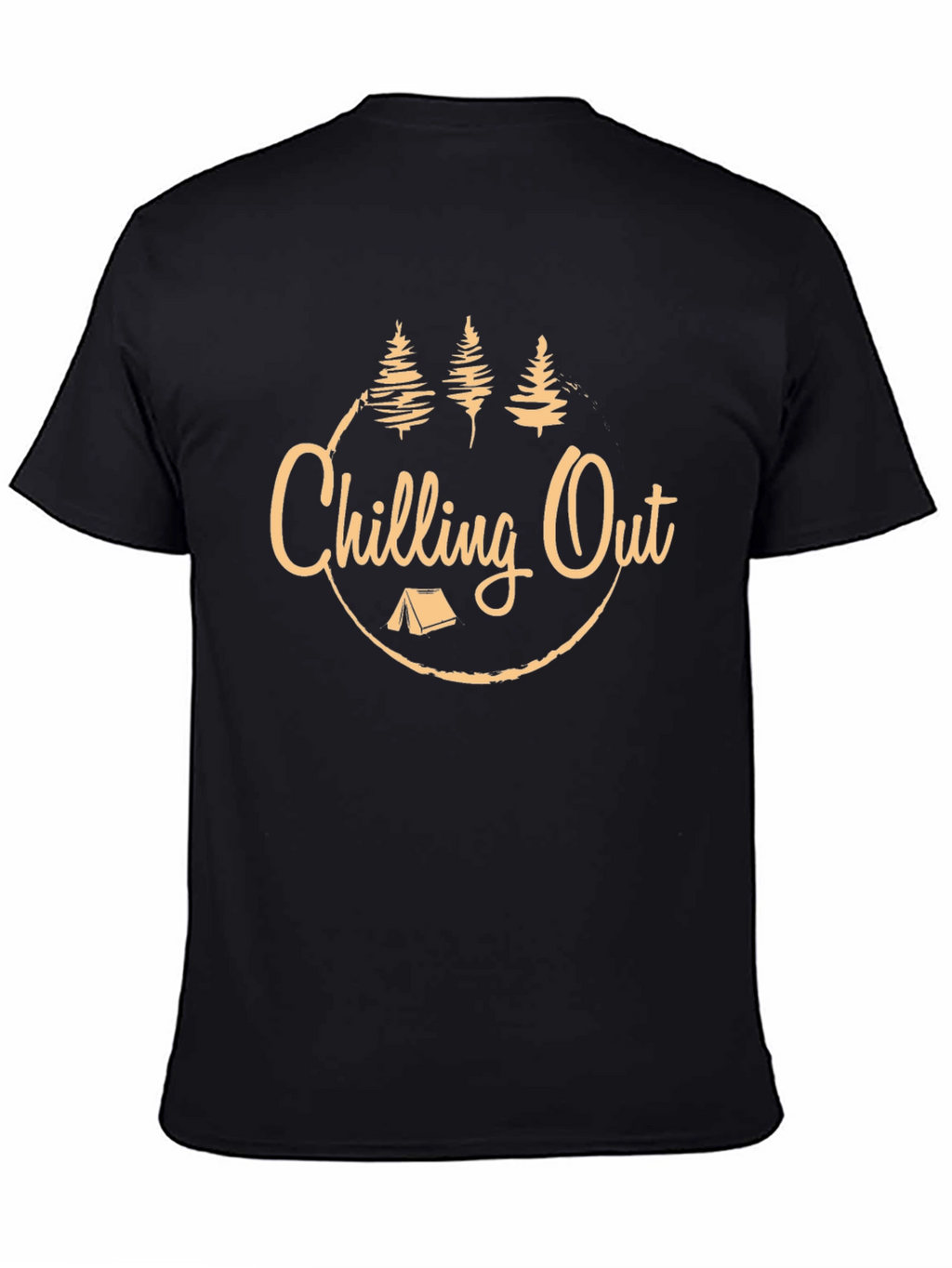 Chilling Out Camping Graphic T-Shirt