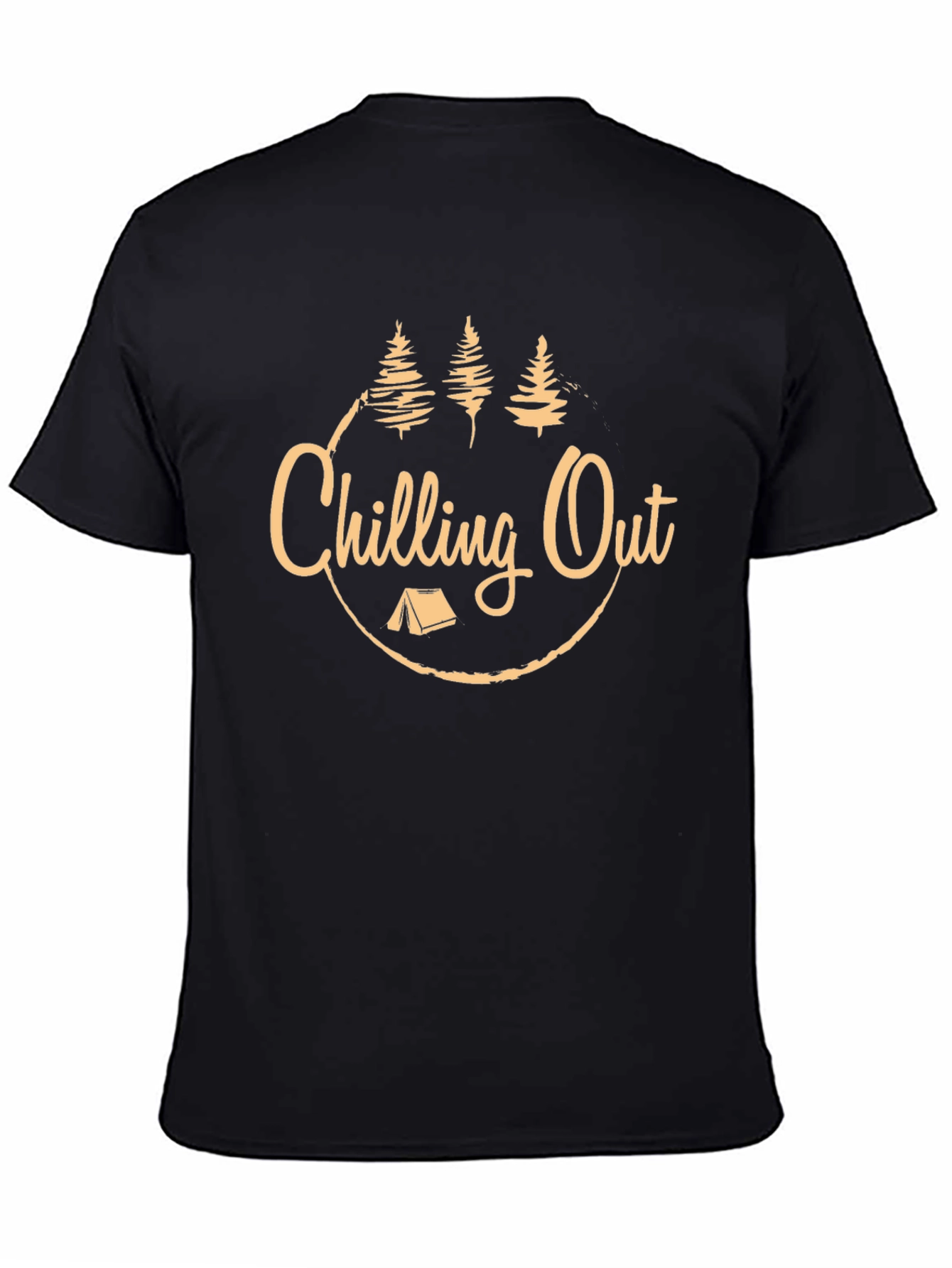 Chilling Out Camping Graphic T-Shirt
