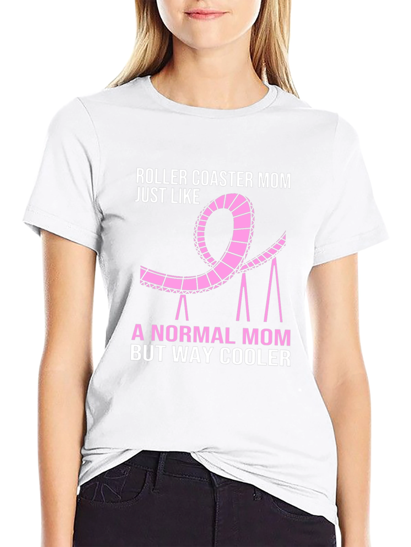 Roller Coaster Mom Graphic Tee