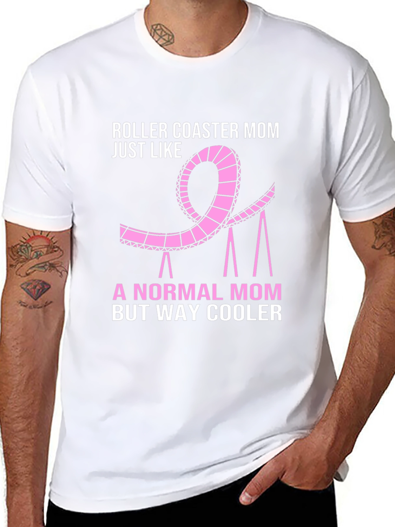 Roller Coaster Mom Graphic Tee