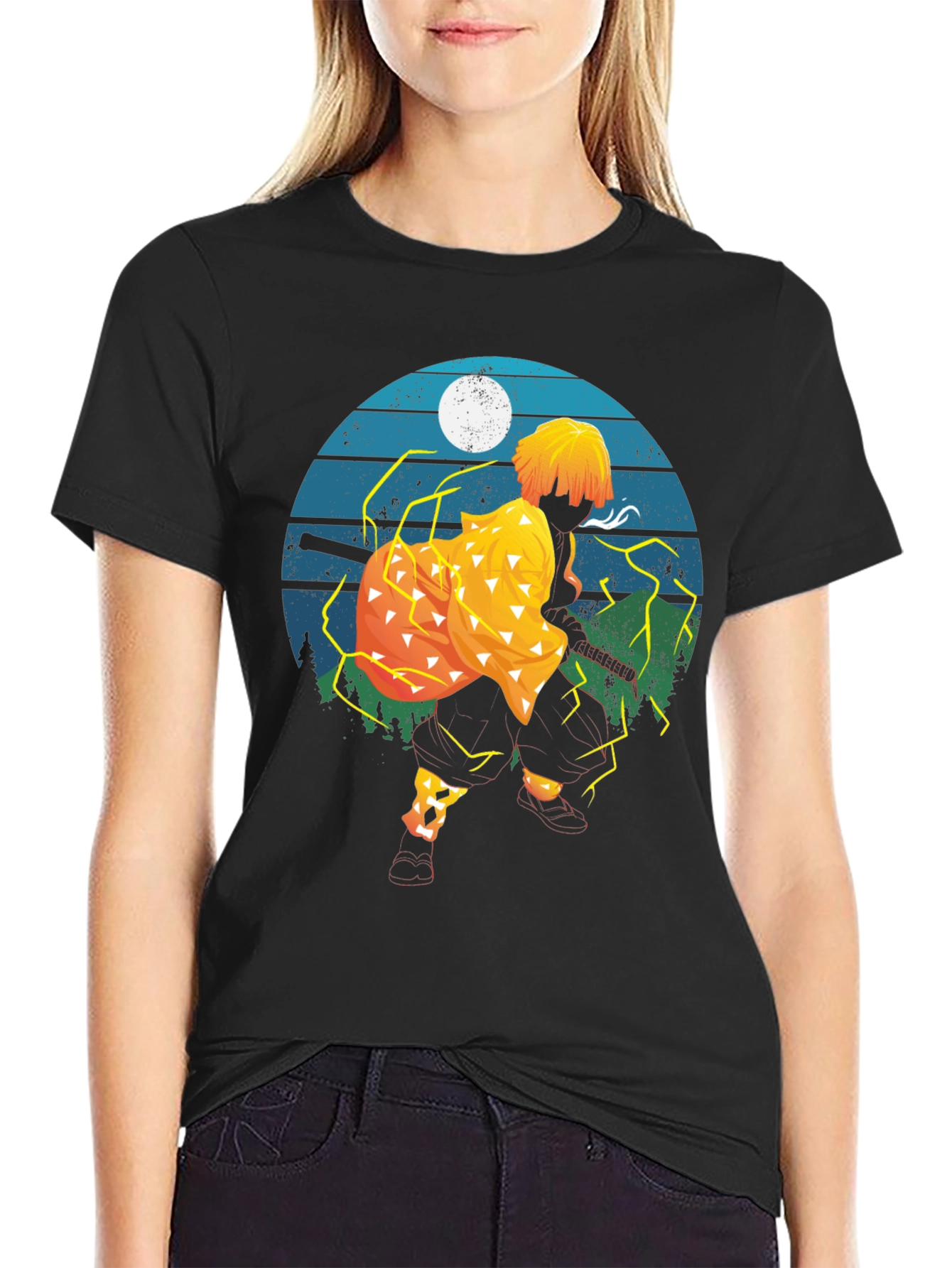Zenitsu Anime Graphic T-Shirt