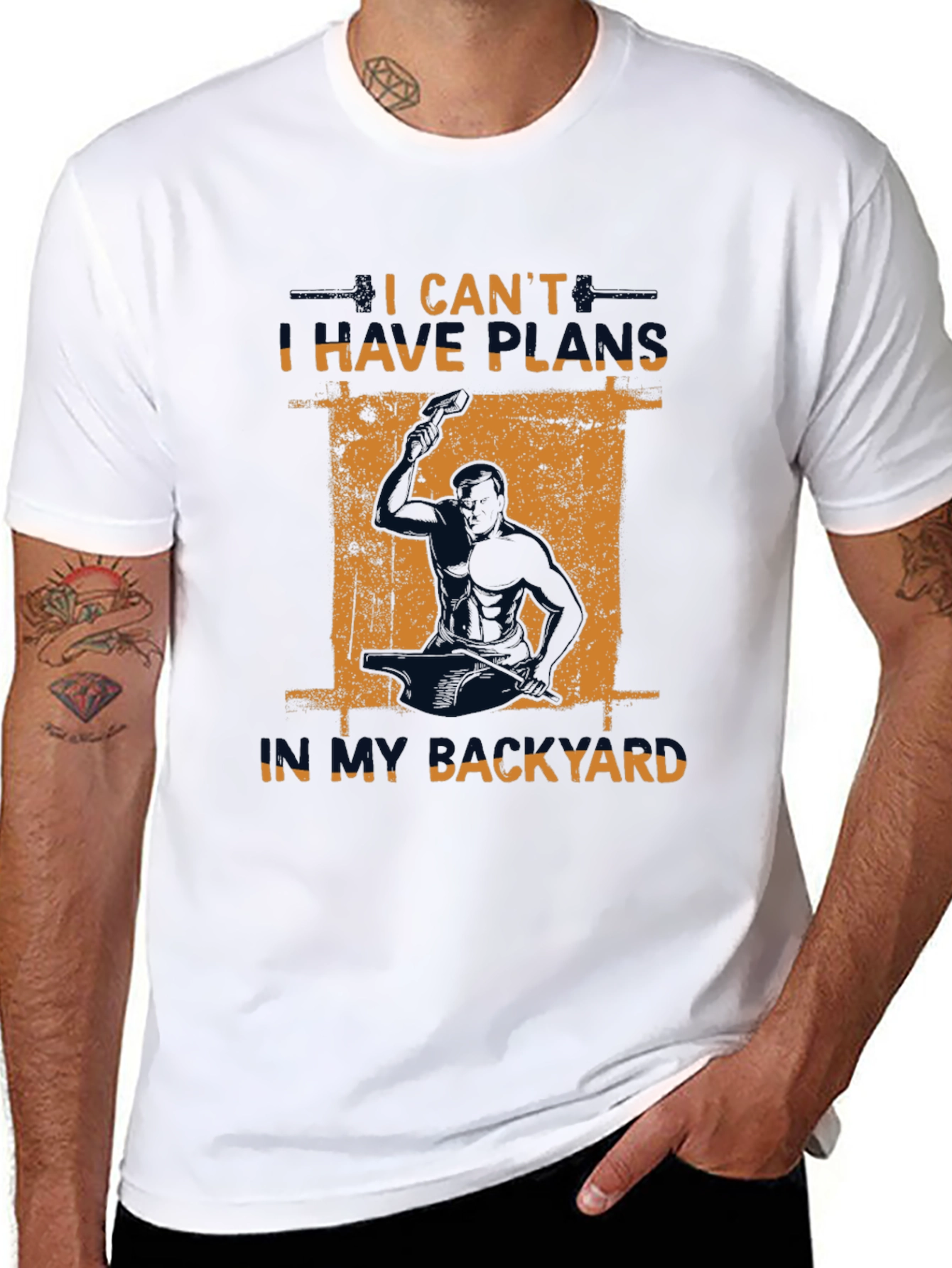 I Cant I Have Plans In My Backyard T-Shirt