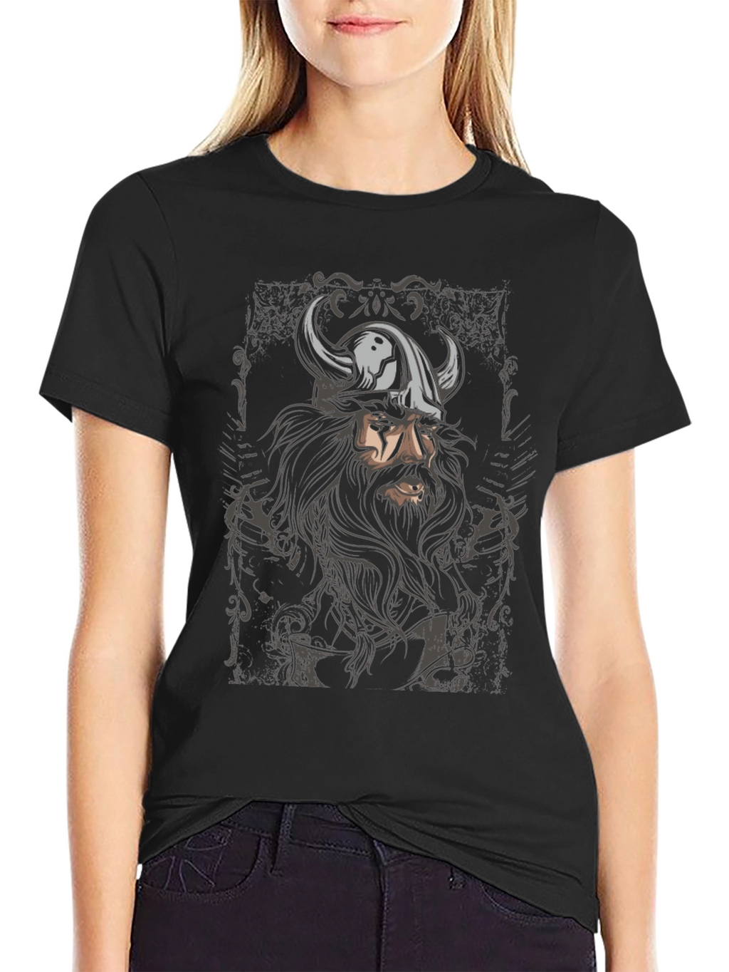 Viking Warrior Graphic T-Shirt