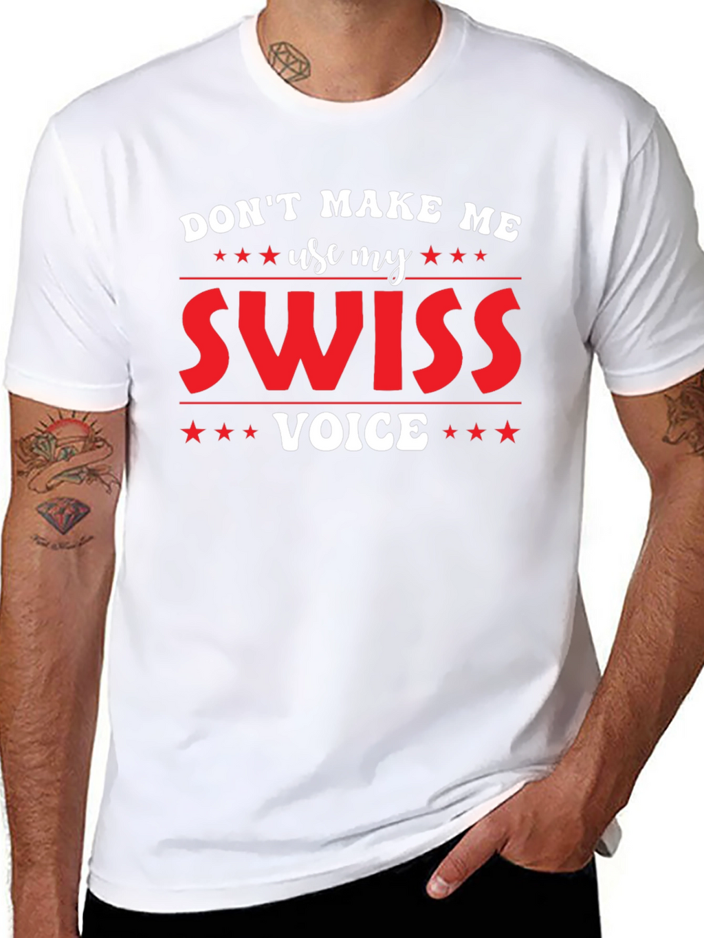Swiss Voice T-Shirt - Funny Novelty Tee