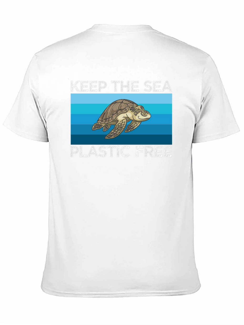 Keep the Sea Plastic Free Turtle Graphic Tee