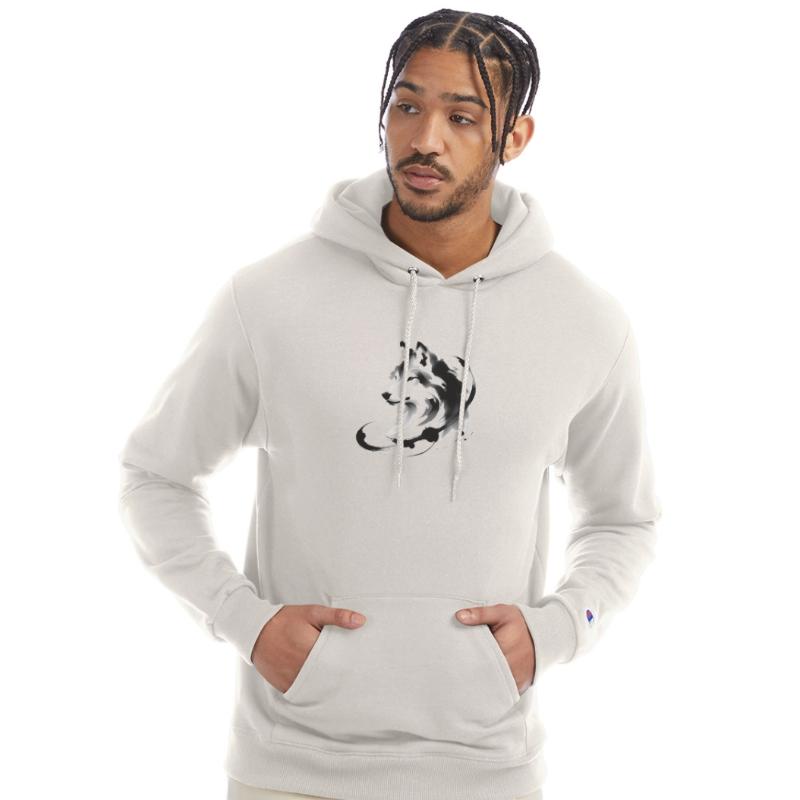 Abstract Wolf Japanese Ink Art