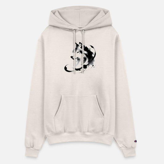 Abstract Wolf Japanese Ink Art