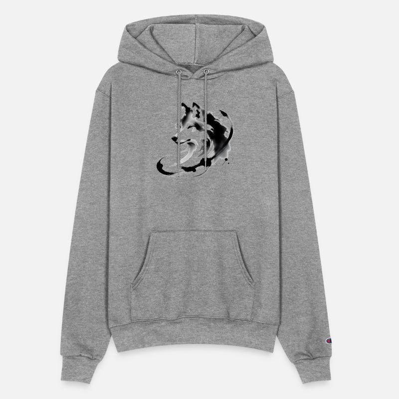 Abstract Wolf Japanese Ink Art