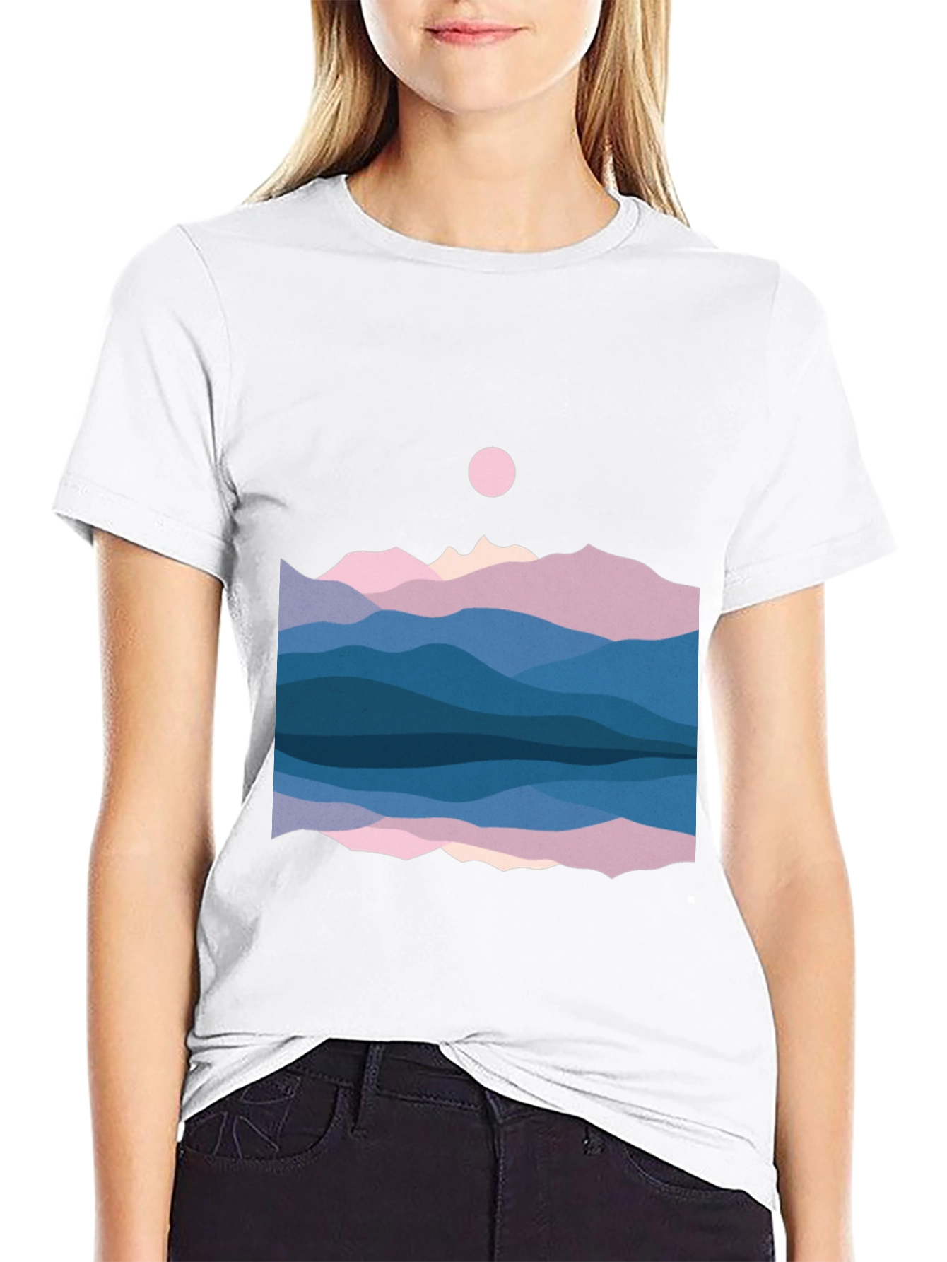 Mountainscape Graphic Tee - Nature Inspired Shirt