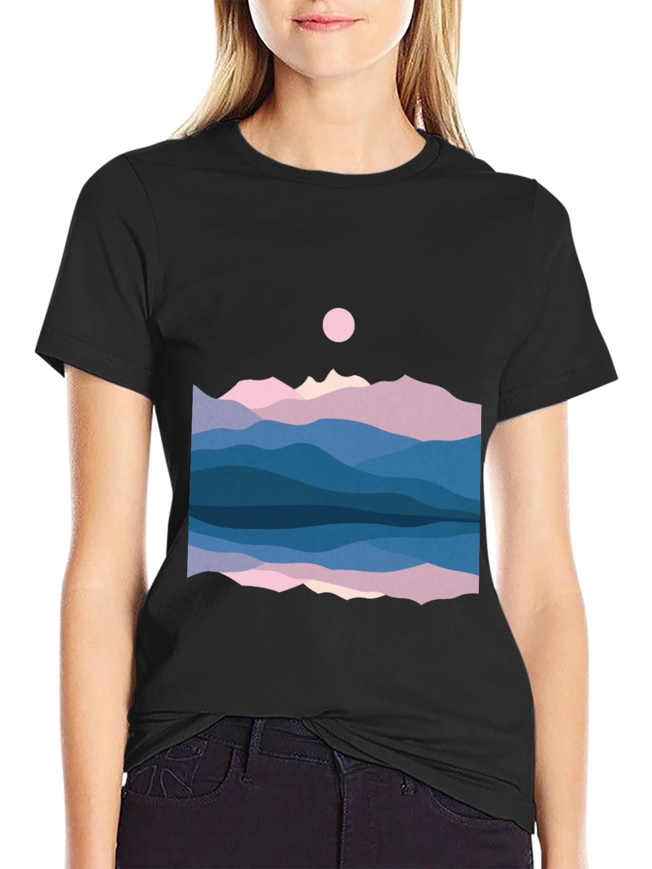 Mountainscape Graphic Tee - Nature Inspired Shirt