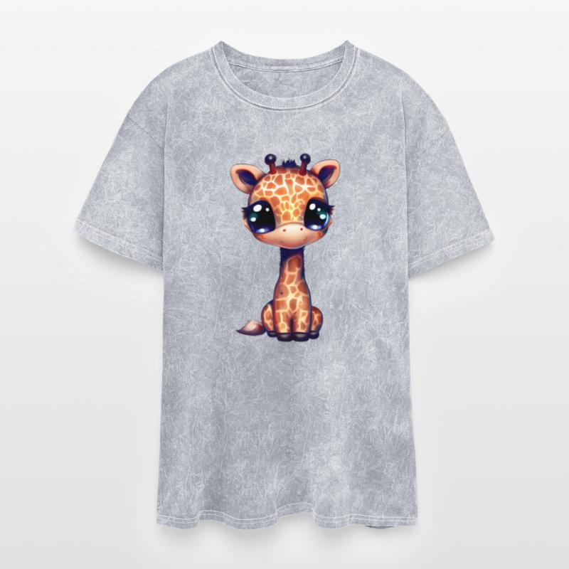 Adorable Cartoon Giraffe Illustration