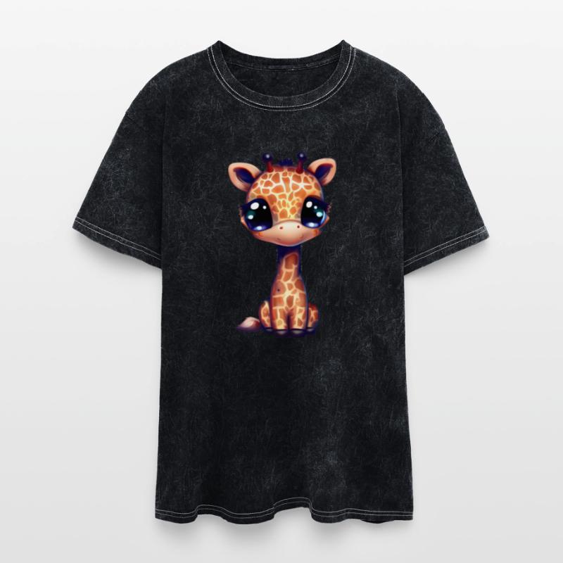 Adorable Cartoon Giraffe Illustration