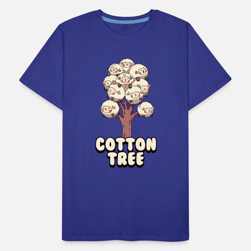Adorable Cotton Tree Animals Fluffy Sheep Earth