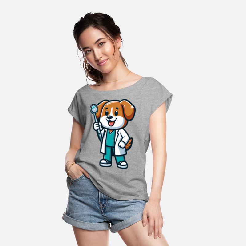 Adorable Doggo Endodontist Cartoon