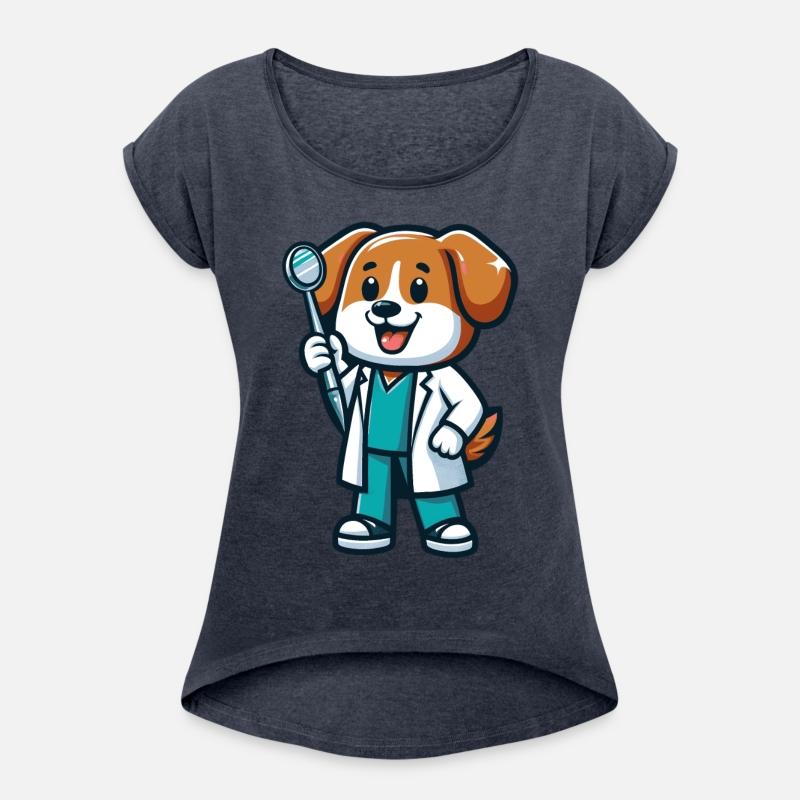 Adorable Doggo Endodontist Cartoon